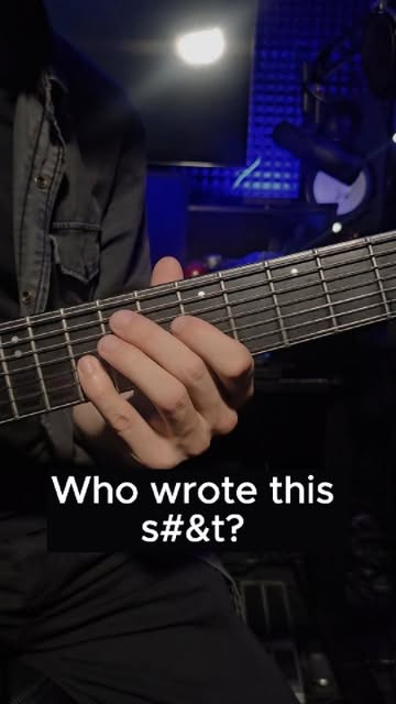 Seriously. 😬
It takes some time to learn but then this guitar riff is so much fun to play! 🎸 What's your favorite part of our new songs? 

#metalguitar #guitarriff #guitarplayer