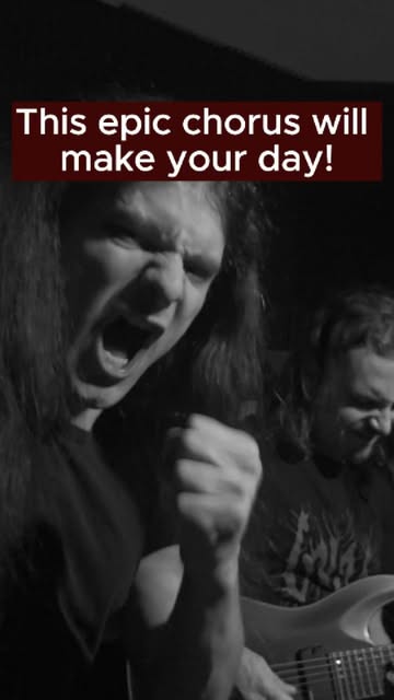 Stuck in our heads since release of our EP WHAT COULD HAVE BEEN! 📀 This track has it all: Hard guitar riffs, beautiful melodies and great synth parts. Have you listened yet? 

#metalband #metalsinger …