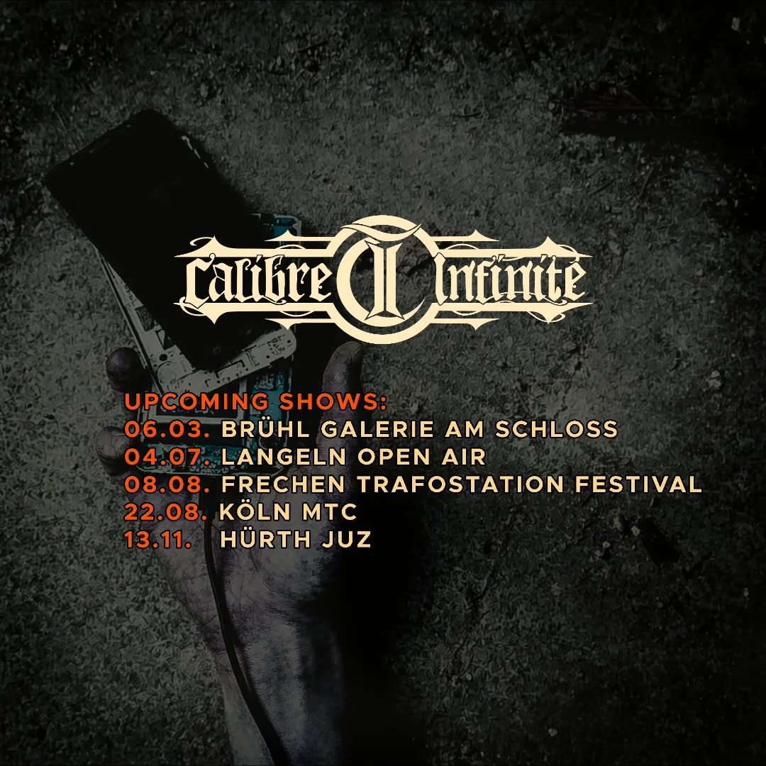 LIVE LIVE LIVE LIVE LIVE
Those are our next live dates for 2026 (until now).
We are so thrilled to show you our completely new liveset which we worked on last year. 🔥 Expect some really intense shows …