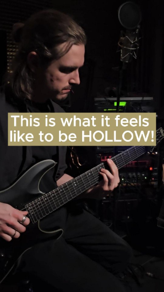 Do you feel HOLLOW? ⚫️ This is our new song in which we show you our take on a serious topic: Depression - and the realisation that sometimes the origin does not lie in yourself but can be triggered b…