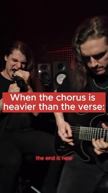 We love the chorus of our new single CURTAIN CALL. 🔥 Surprisingly it's heavier than most parts in our songs. Have you listened yet? 🤔

#newsong #metalsinger #guitarist #metalcore #metalgram